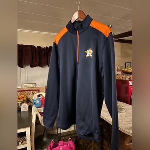 Houston Astros pullover jacket, men’s size large